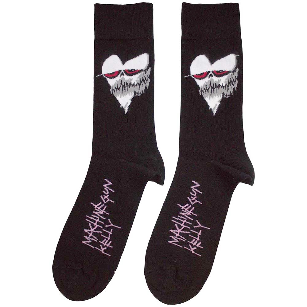 Machine Gun Kelly - Heart Face Sokken - Zwart